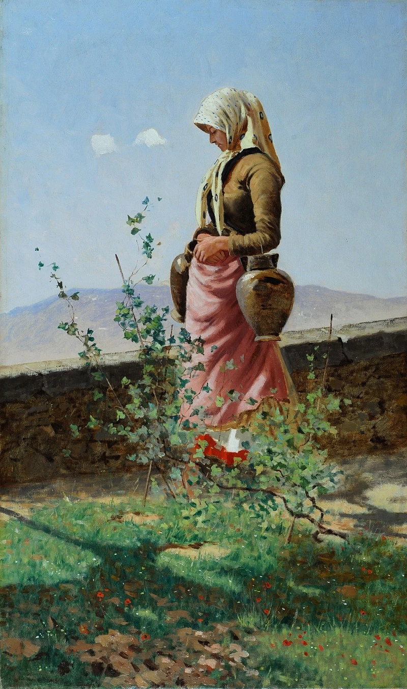 Angiolo - Donna con brocche